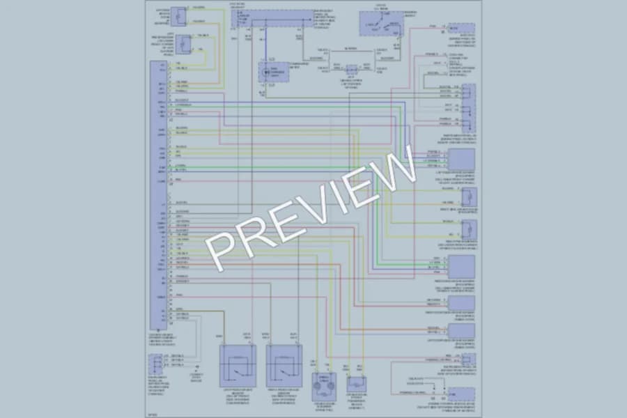 2003 Toyota Celica Supplemental Restraints wiring diagram preview