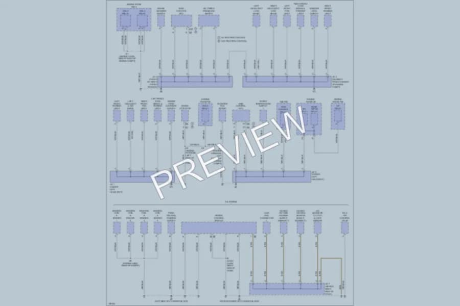 2003 Toyota Highlander Ground Distribution wiring diagram preview