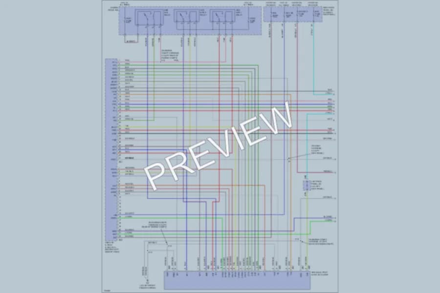 2003 Toyota LandCruiser Anti Lock Brakes wiring diagram preview