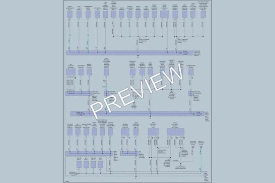 2003 Toyota LandCruiser Ground Distribution wiring diagram preview