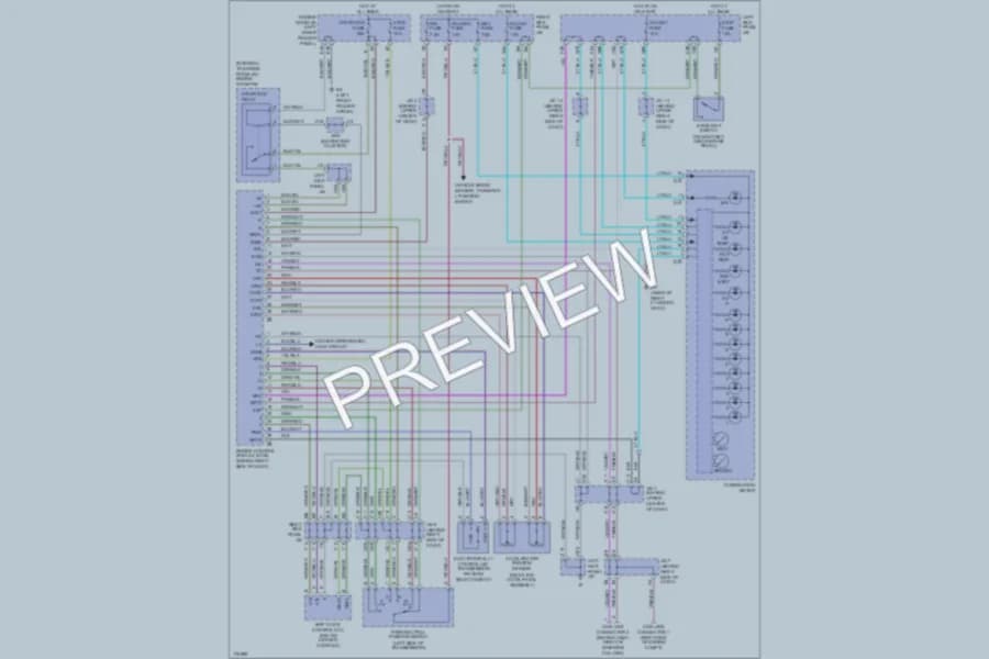 2003 Toyota LandCruiser Transmission wiring diagram preview