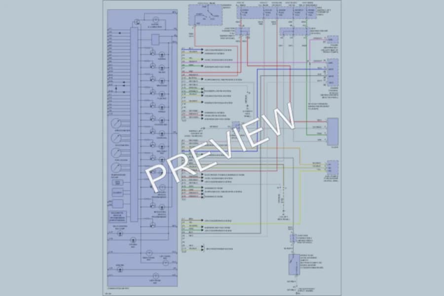 2003 Toyota MR2Spyder Instrument Cluster wiring diagram preview