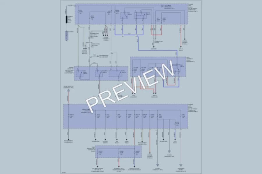 2003 Toyota MR2Spyder Power Distribution wiring diagram preview