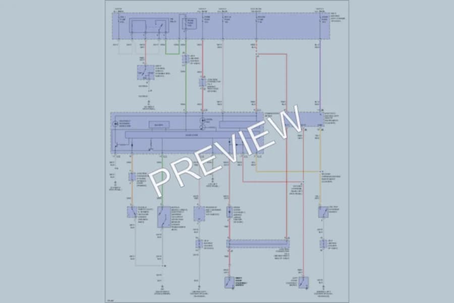 2003 Toyota MR2Spyder Warning Systems wiring diagram preview