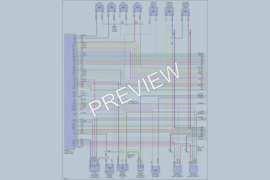 2003 Toyota RAV4 Engine Performance wiring diagram preview