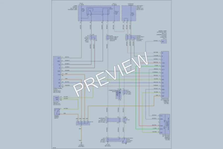 2003 Toyota Sequoia Anti Theft wiring diagram preview