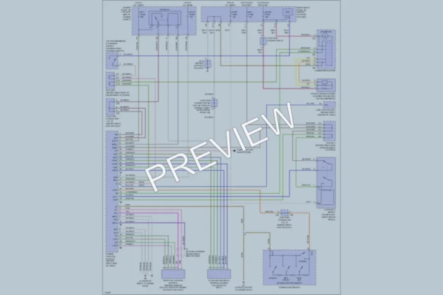 2003 Toyota Sequoia Cruise Control wiring diagram preview