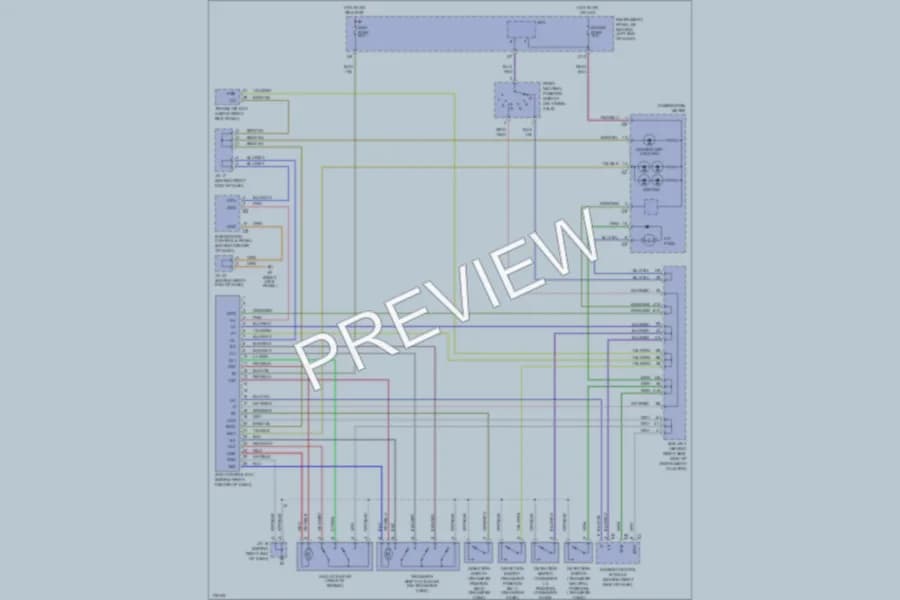 2003 Toyota Sequoia Transmission wiring diagram preview