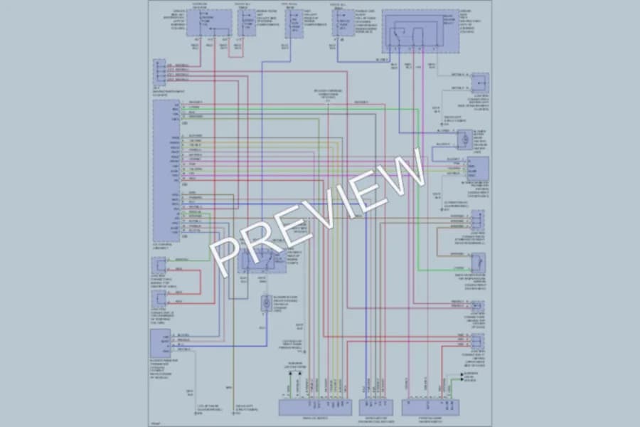 2003 Toyota Sienna Air Conditioning wiring diagram preview