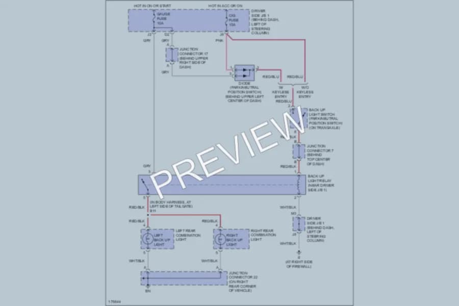 2003 Toyota Sienna Exterior Lights wiring diagram preview