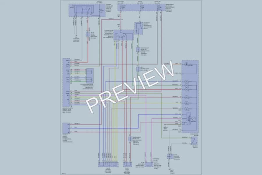 2003 Toyota Solara Transmission wiring diagram preview