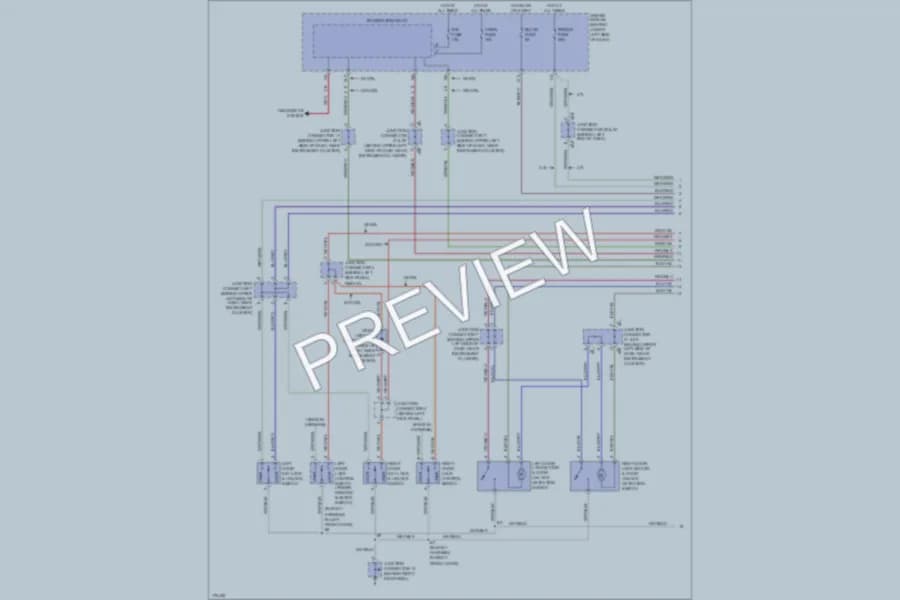 2003 Toyota Tundra Anti Theft wiring diagram preview