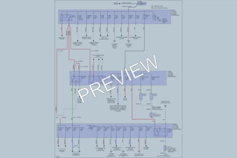 2003 Toyota Tundra Power Distribution wiring diagram preview