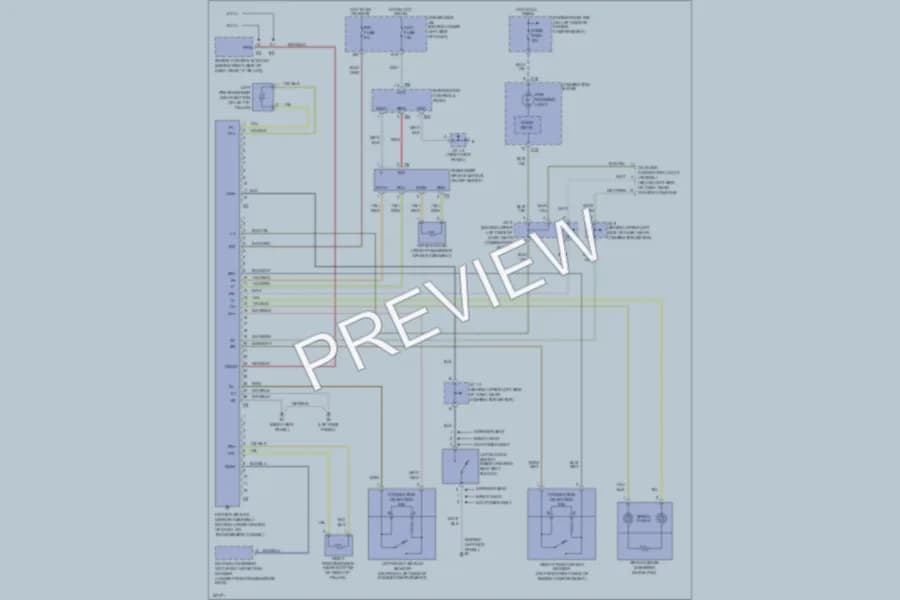 2003 Toyota Tundra Supplemental Restraints wiring diagram preview