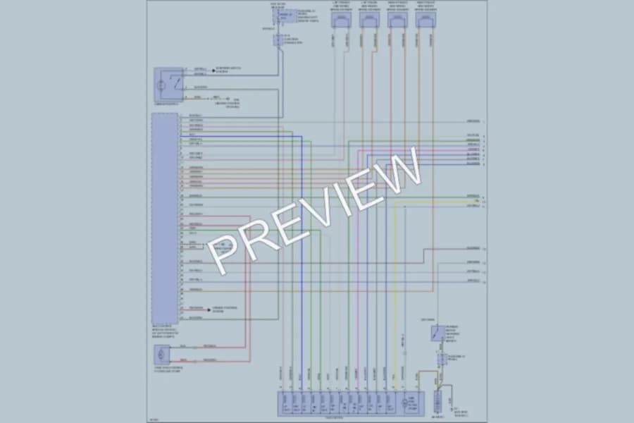 2003 Volkswagen EuroVan Anti Lock Brakes wiring diagram preview