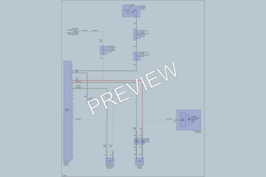 2003 Volkswagen EuroVan Supplemental Restraints wiring diagram preview