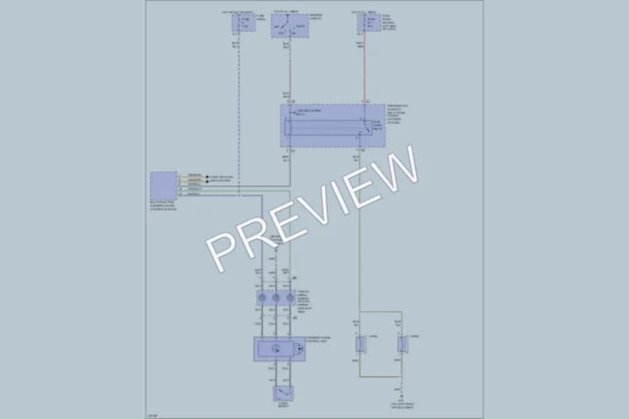 2003 Volkswagen GTI Horn wiring diagram preview