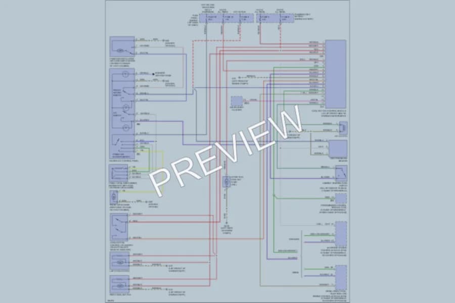2003 Volkswagen Golf Air Conditioning wiring diagram preview
