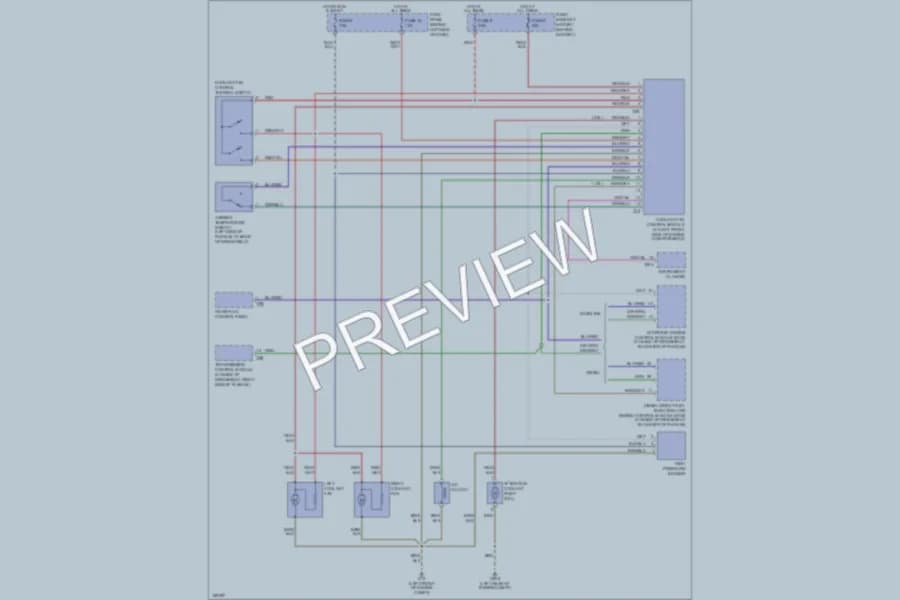 2003 Volkswagen Golf Cooling Fan wiring diagram preview