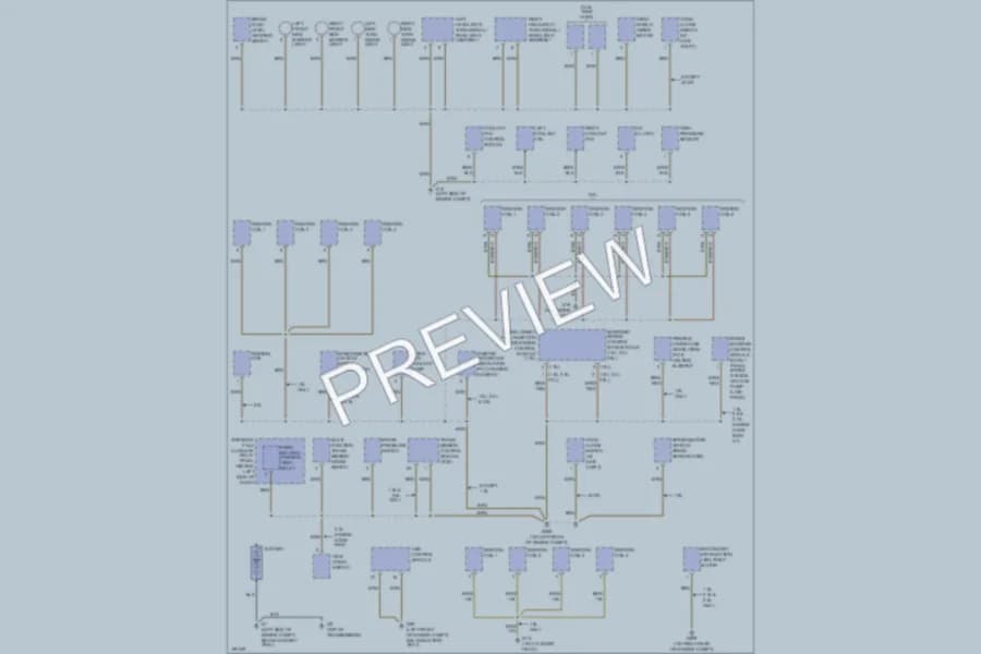 2003 Volkswagen Golf Ground Distribution wiring diagram preview