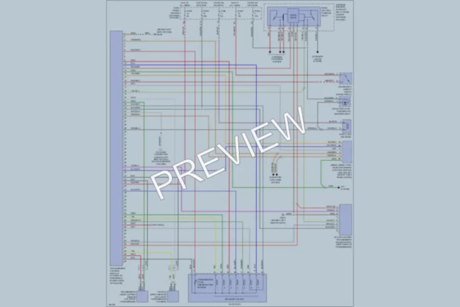 2003 Volkswagen Golf Transmission wiring diagram preview