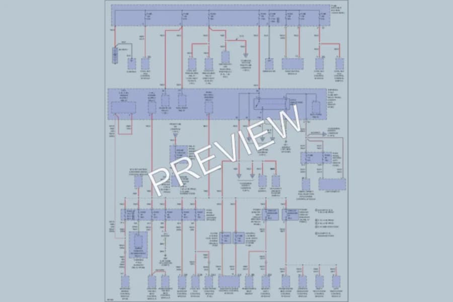 2003 Volkswagen Jetta Power Distribution wiring diagram preview