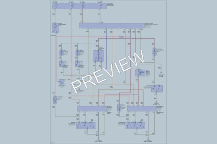 2003 Volkswagen NewBeetle Interior Lights wiring diagram preview