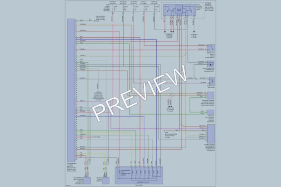 2003 Volkswagen NewBeetle Transmission wiring diagram preview