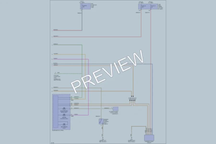 2003 Volkswagen Passat Anti Lock Brakes wiring diagram preview