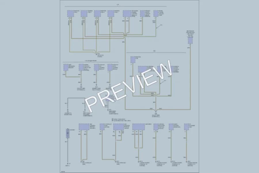 2003 Volkswagen Passat Ground Distribution wiring diagram preview