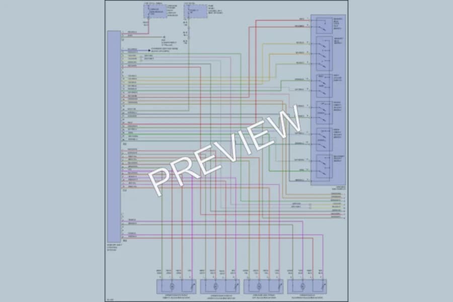 2003 Volkswagen Passat Memory Systems wiring diagram preview