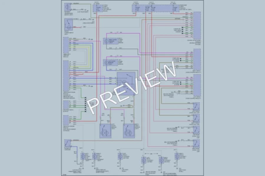 2003 Volvo S60 Interior Lights wiring diagram preview