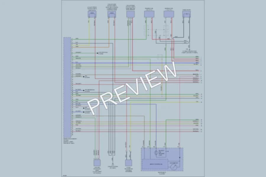 2003 Volvo V40 Engine Performance wiring diagram preview
