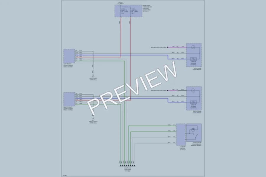 2003 Volvo V70 Defoggers wiring diagram preview