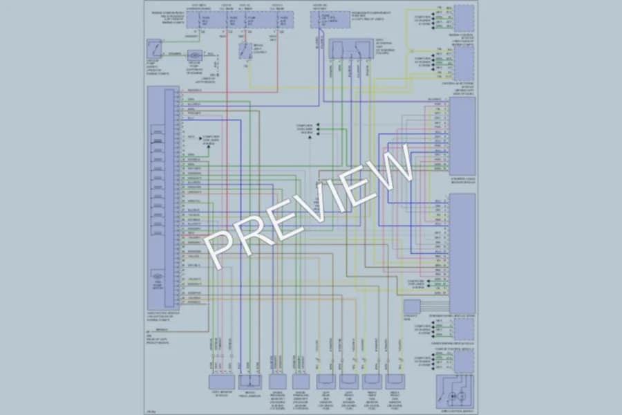 2003 Volvo XC70 Anti Lock Brakes wiring diagram preview