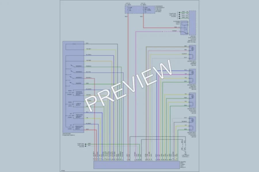 2003 Volvo XC90 Memory Systems wiring diagram preview