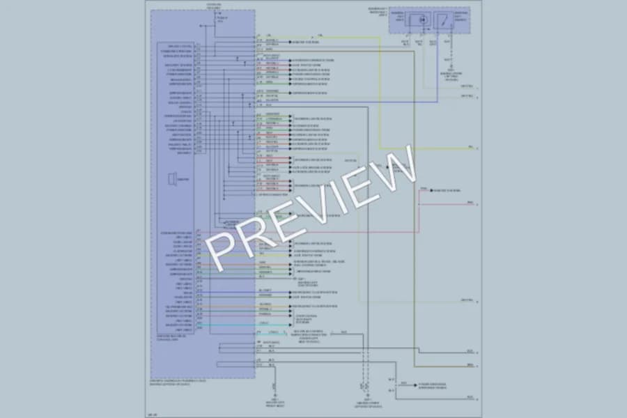 2004 Acura MDX Body Control Modules wiring diagram preview