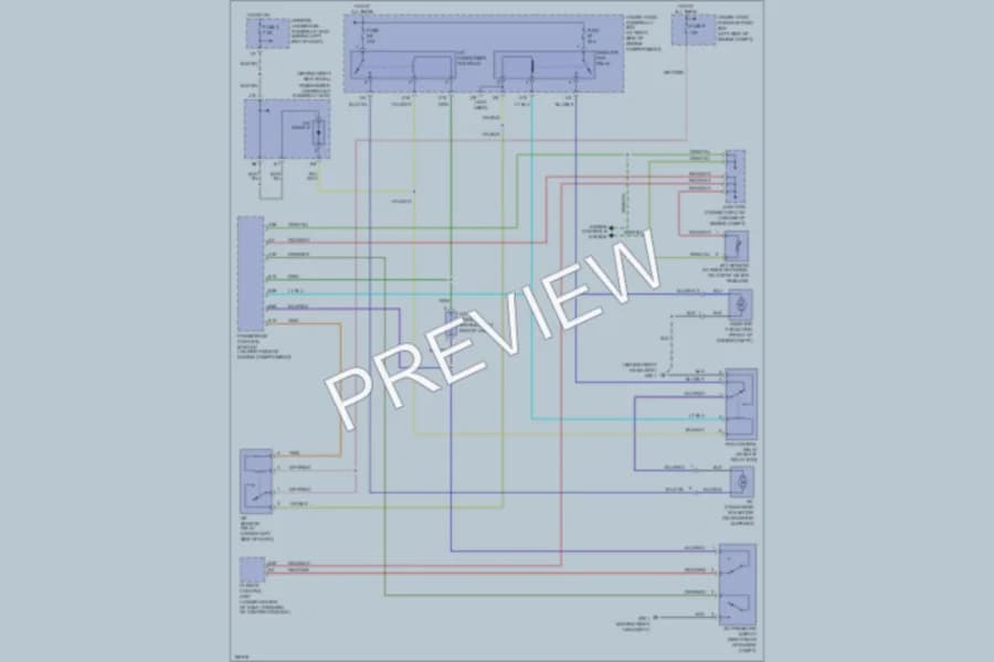 2004 Acura MDX Cooling Fan wiring diagram preview