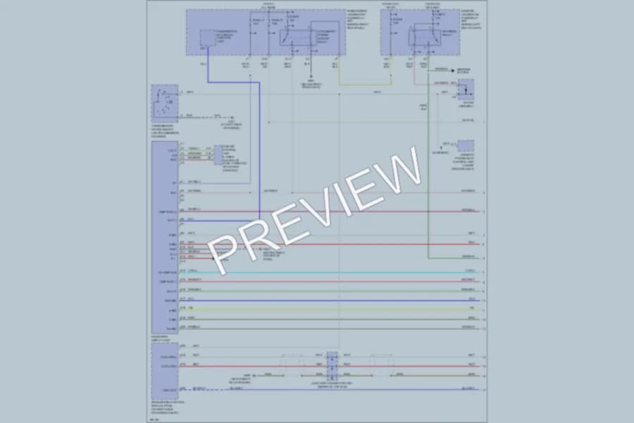 2004 Acura MDX Navigation wiring diagram preview