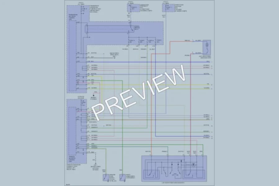 2004 Acura MDX Power Windows wiring diagram preview