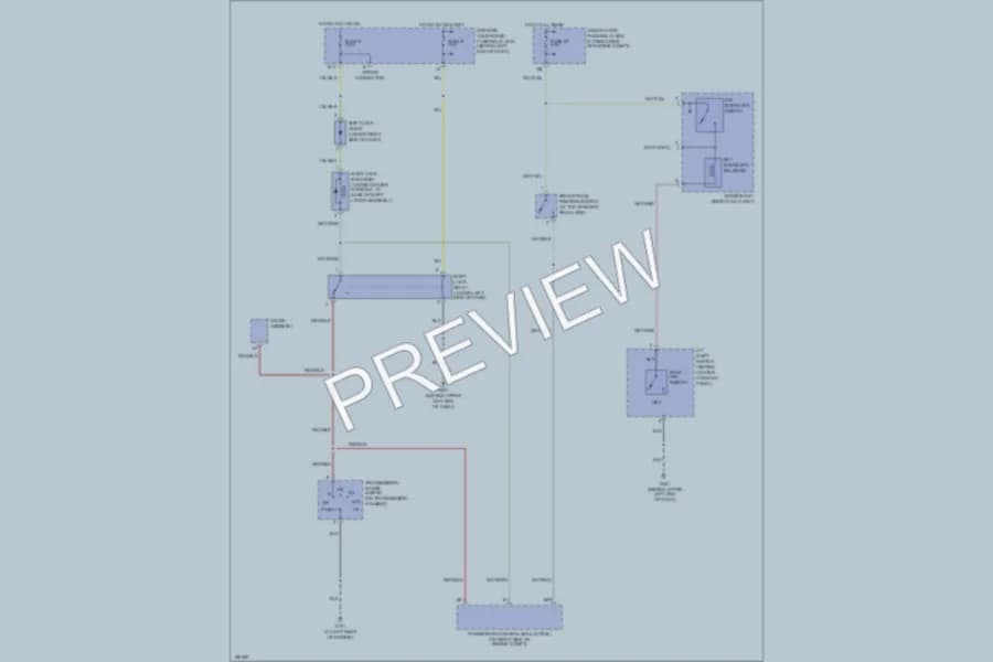 2004 Acura MDX Shift Interlock wiring diagram preview