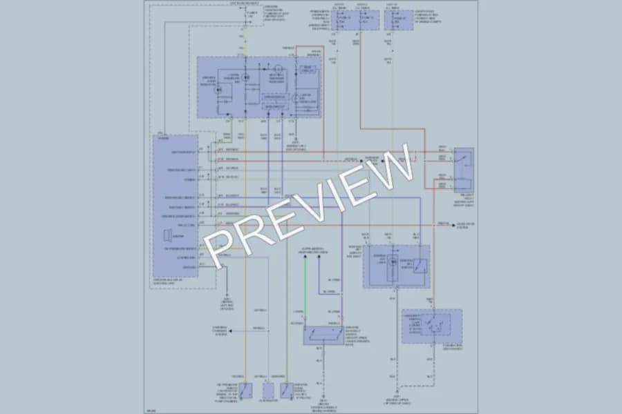 2004 Acura MDX Warning Systems wiring diagram preview