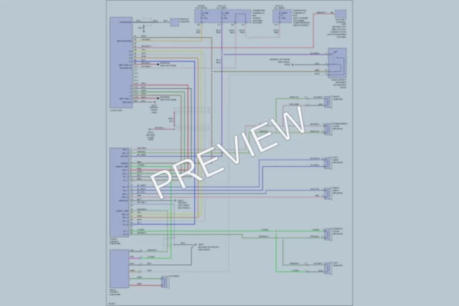 2004 Acura RSX Radio wiring diagram preview