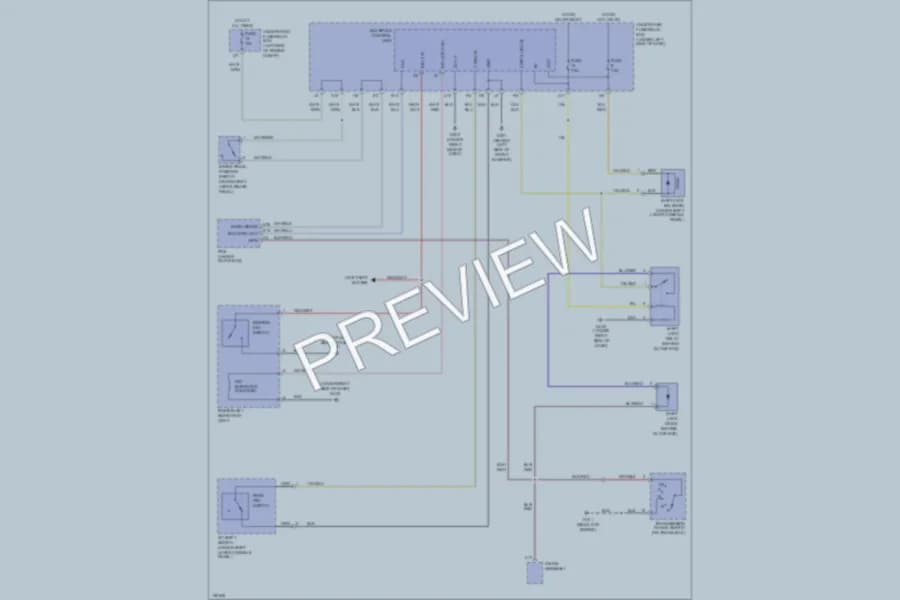 2004 Acura RSX Shift Interlock wiring diagram preview