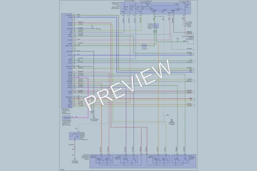 2004 Acura TL Memory Systems wiring diagram preview