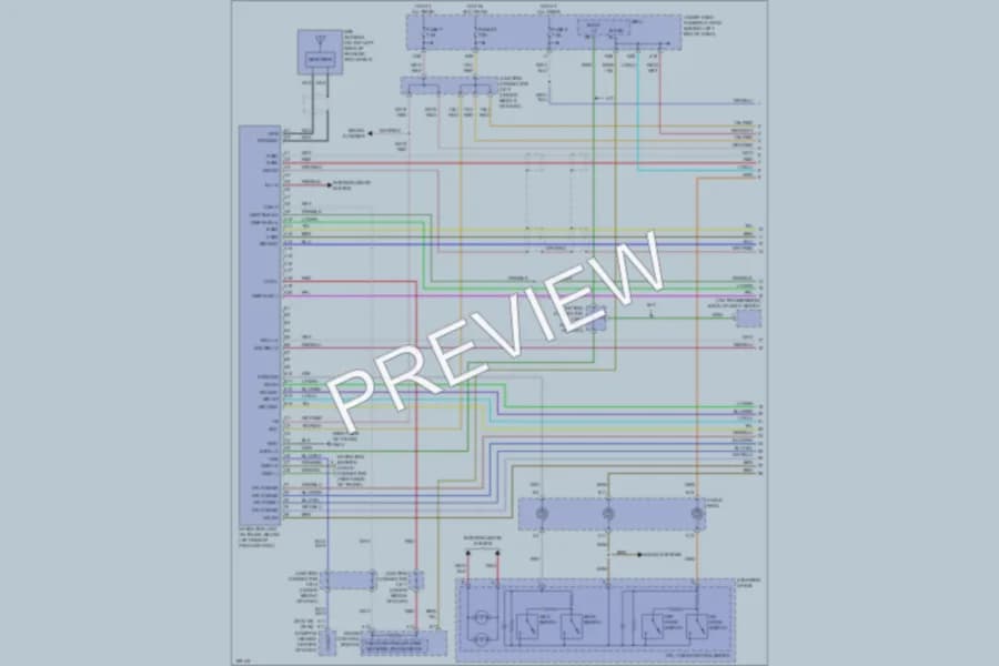 2004 Acura TL Navigation wiring diagram preview