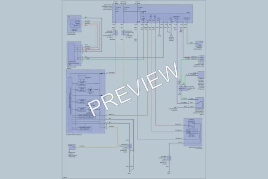 2004 Acura TL Warning Systems wiring diagram preview