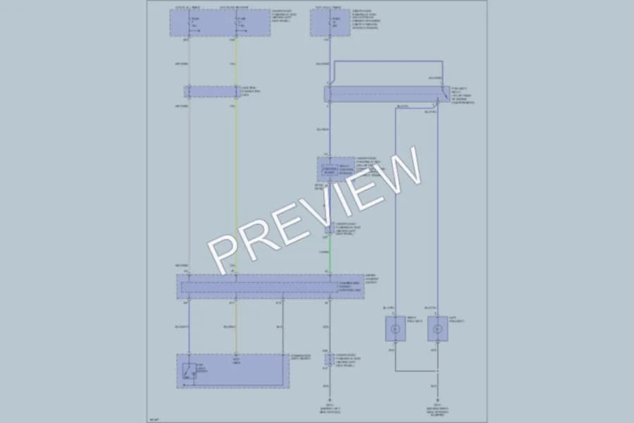 2004 Acura TSX Headlights wiring diagram preview