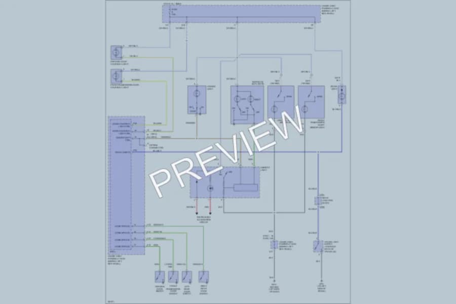2004 Acura TSX Interior Lights wiring diagram preview