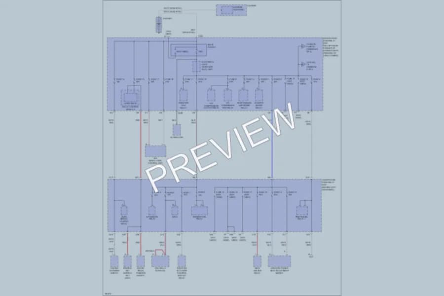 2004 Acura TSX Power Distribution wiring diagram preview